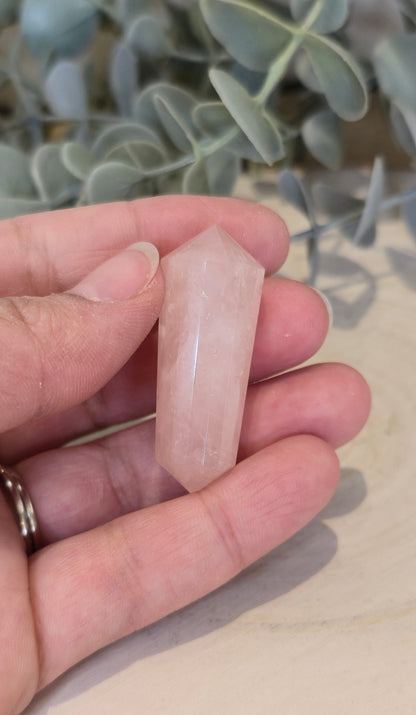 Pointe double en Quartz rose (Vogel)
