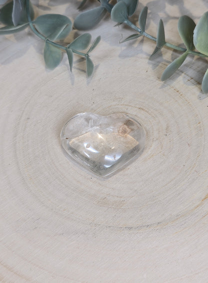 Coeur en Quartz clair