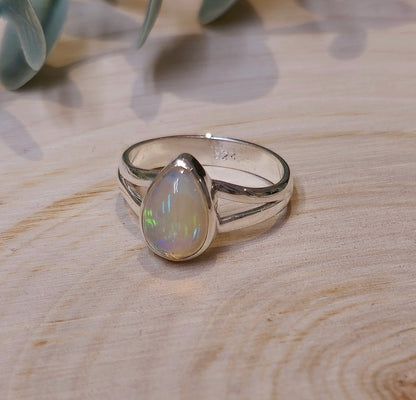 Bague Opale d'Éthiopie