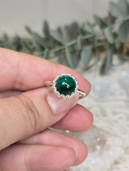 Bague Malachite