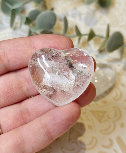 Coeur en Quartz clair