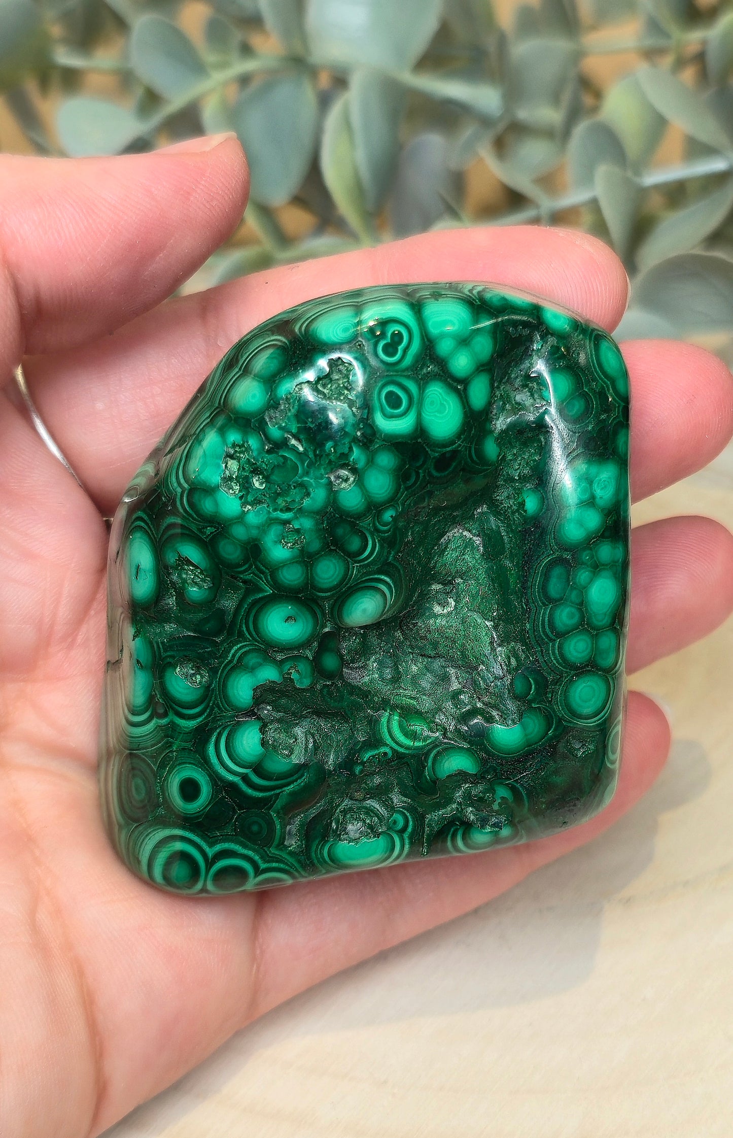 Freeform Malachite