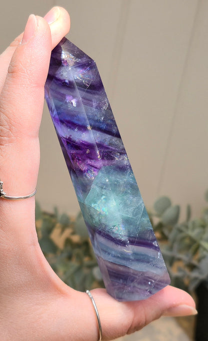 Pointe en Fluorite