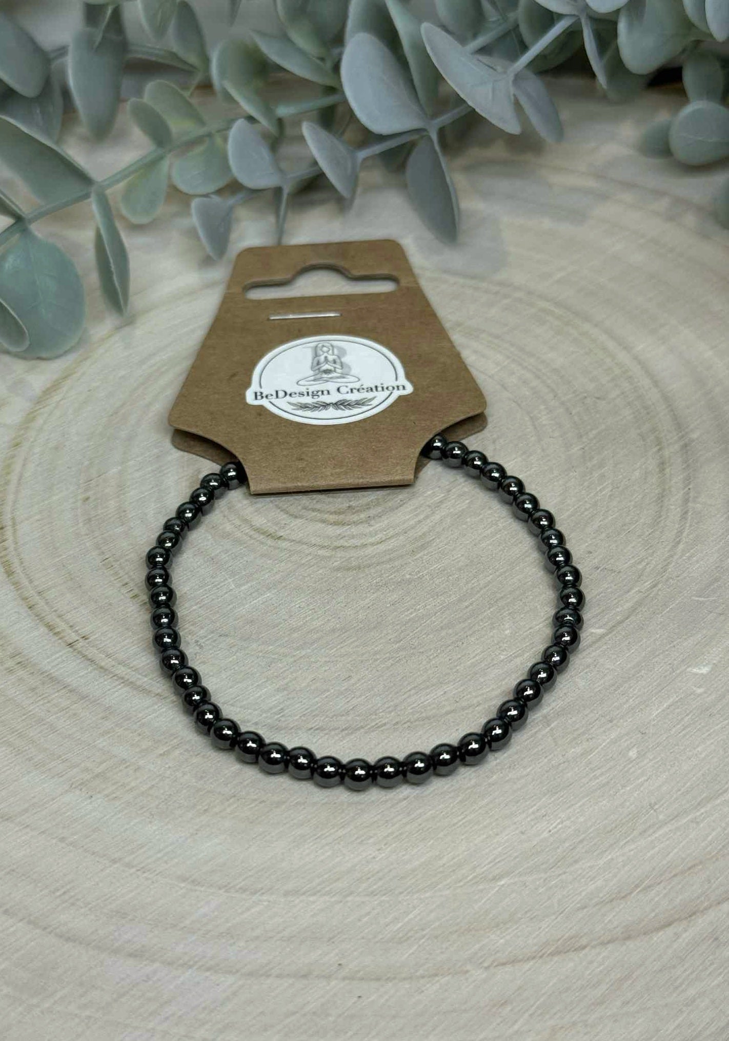 Bracelet Hématite 4mm