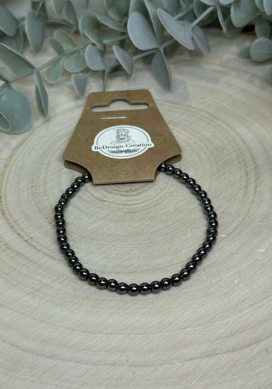 Bracelet Hématite 4mm