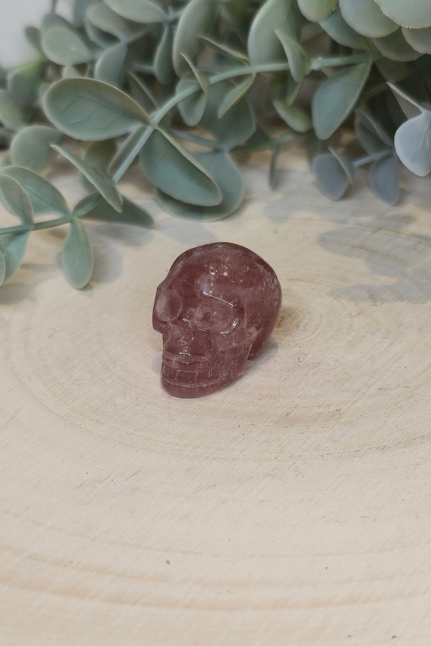 Crâne Quartz fraise