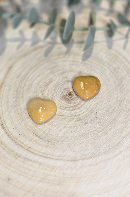 Coeur en Aventurine jaune