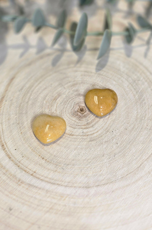 Coeur en Aventurine jaune
