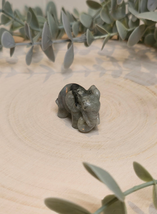 Éléphant Labradorite