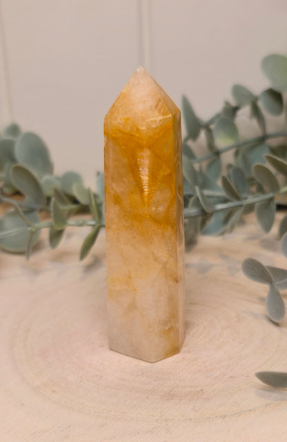 Pointe en Quartz guérisseur (Golden Healer)