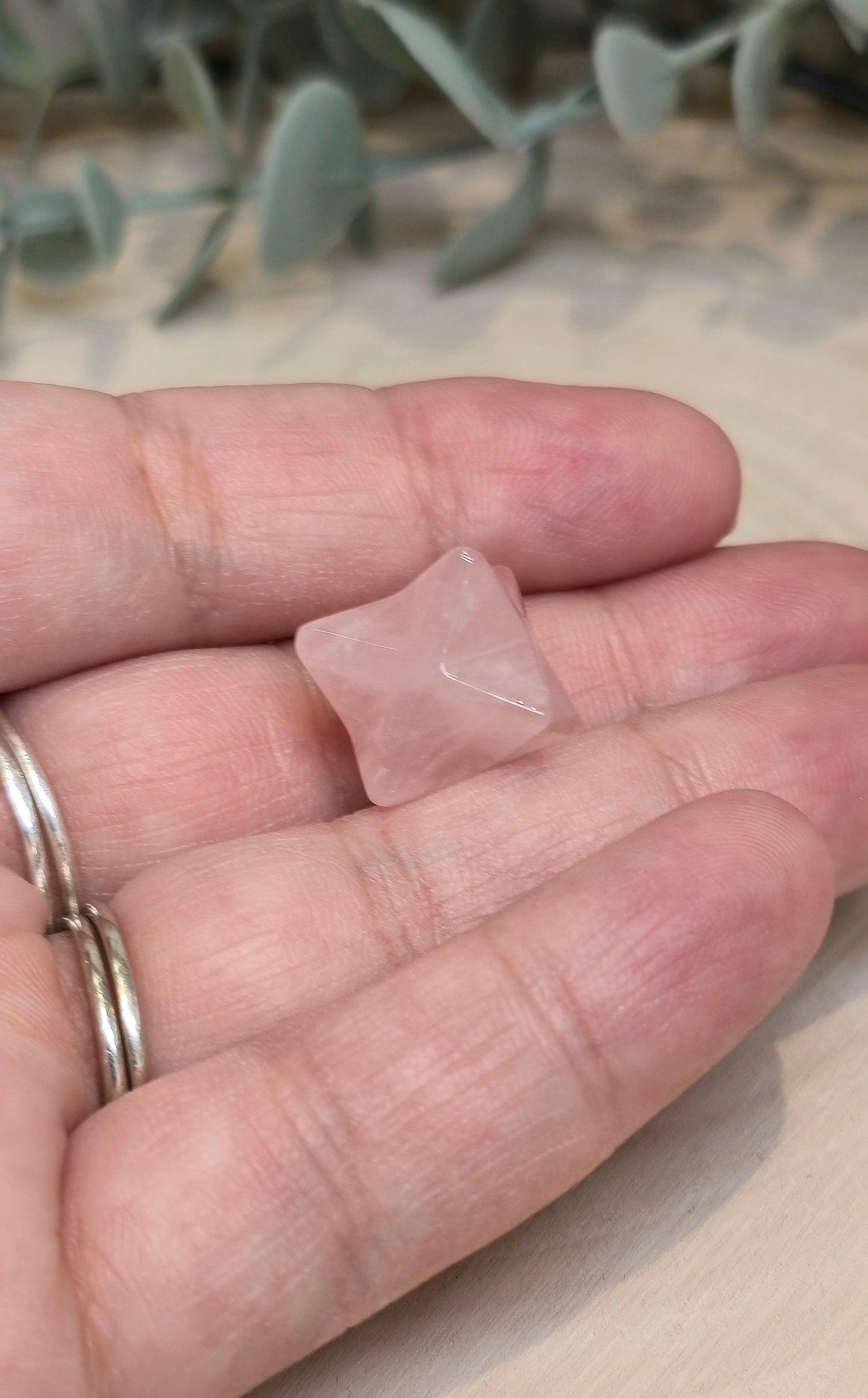 Étoile Merkaba Quartz rose