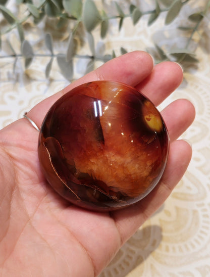 Pierre de paume en Cornaline