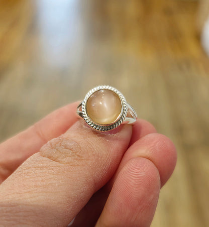 Bague Pierre de lune Pêche