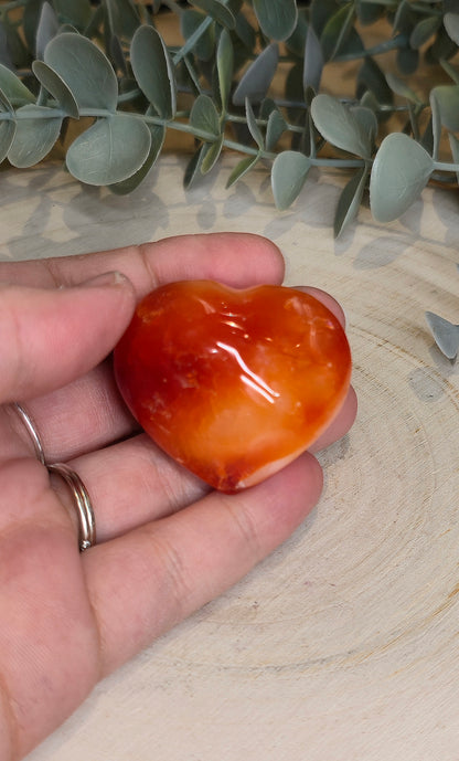Coeur en Cornaline