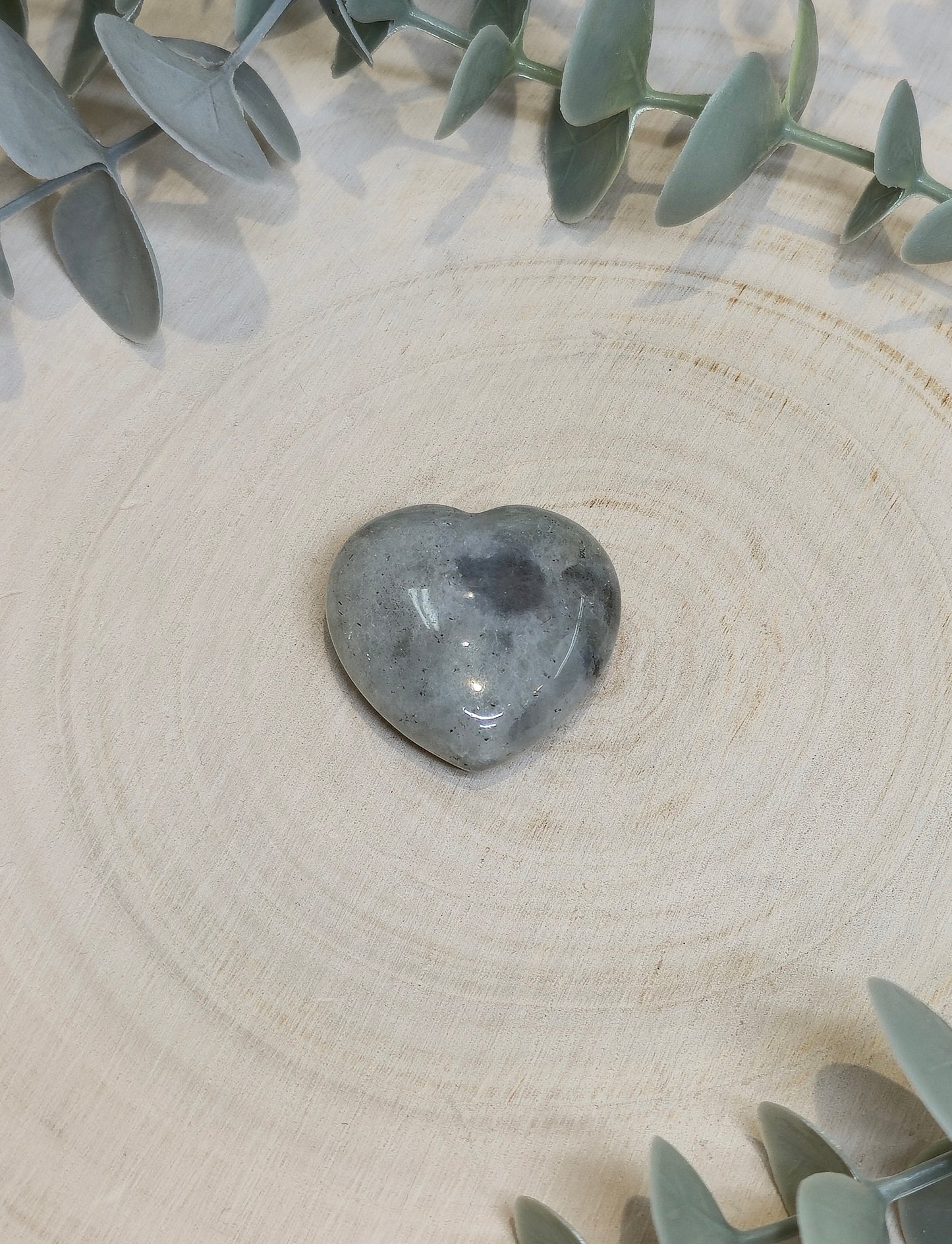Coeur en Labradorite