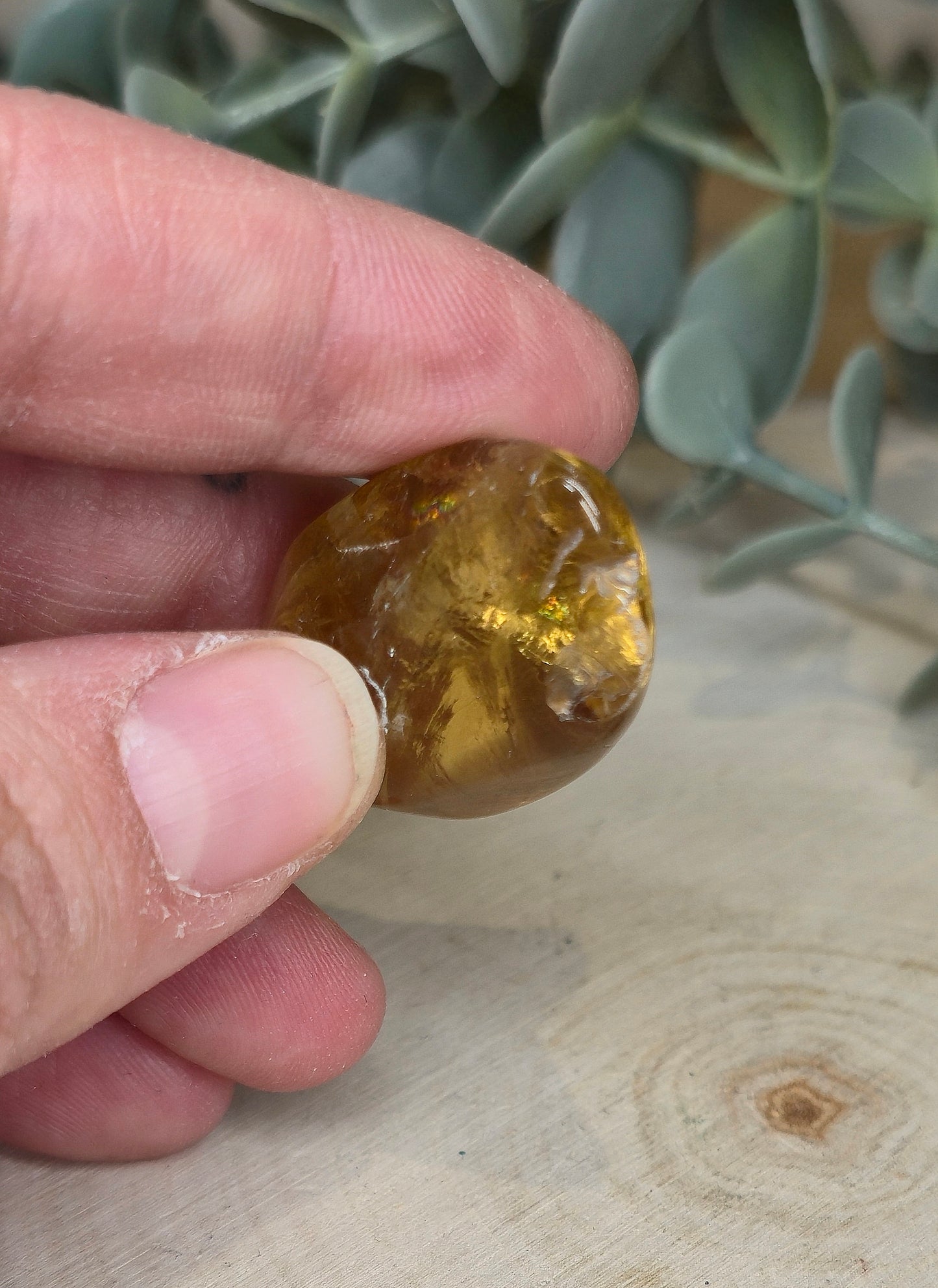 Citrine naturelle du Brésil grade extra barattée
