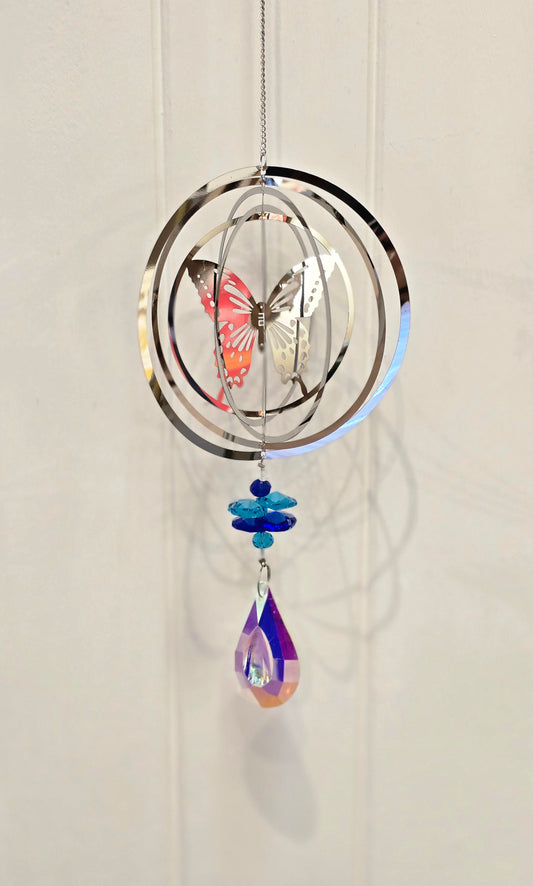 Capteur de lumière Papillon sphère 3D