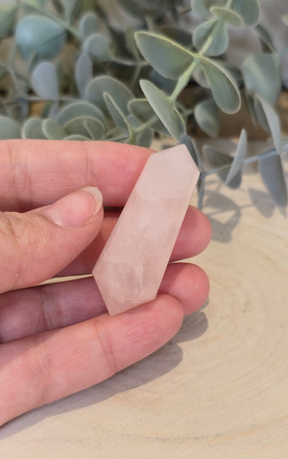 Pointe double en Quartz rose (Vogel)