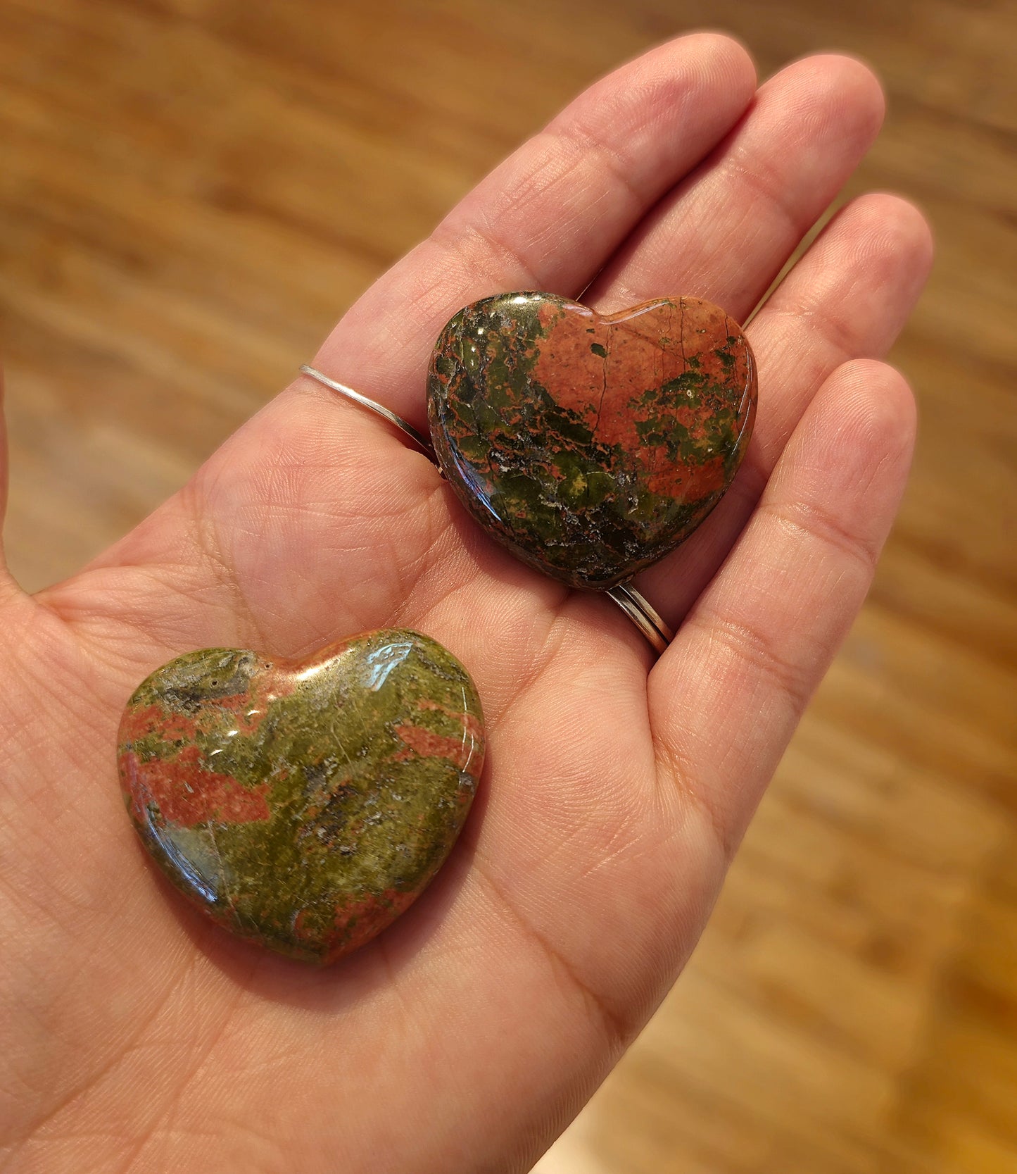 Coeur en Unakite