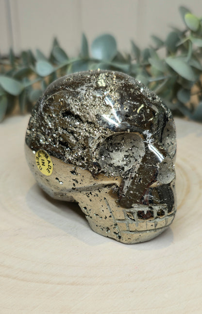 Crâne Pyrite du Pérou