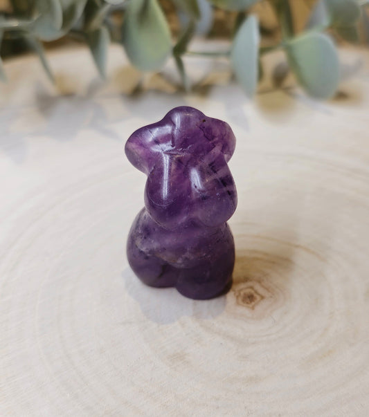 Femme Fluorite mauve