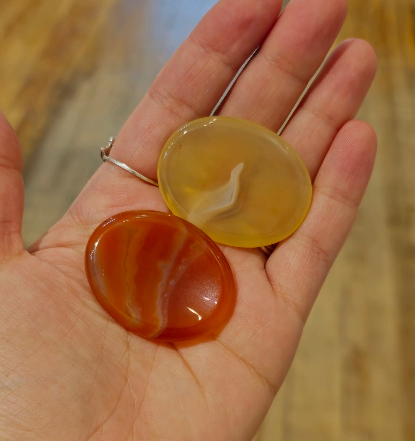 Agate Worry stone