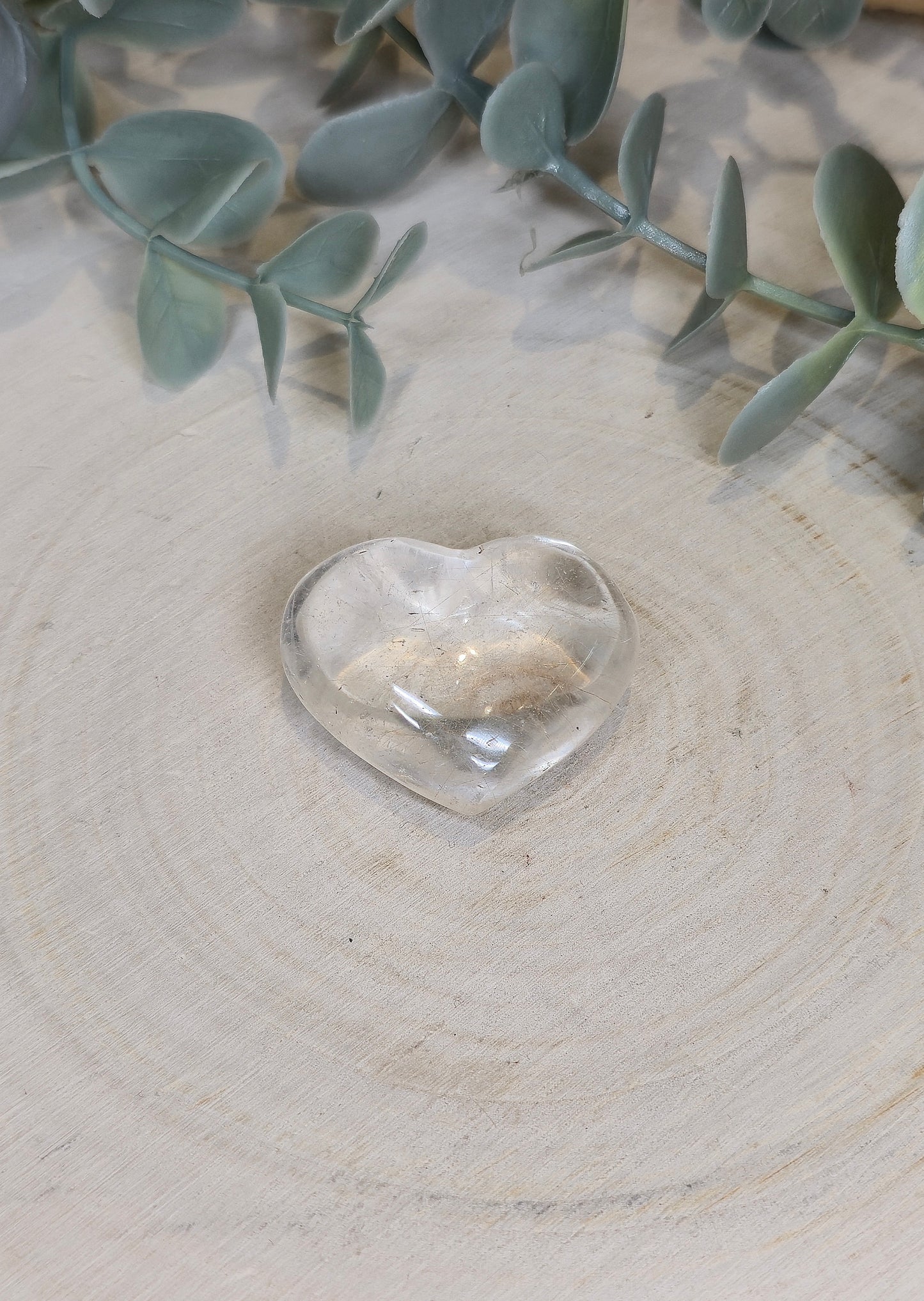 Coeur en Quartz clair