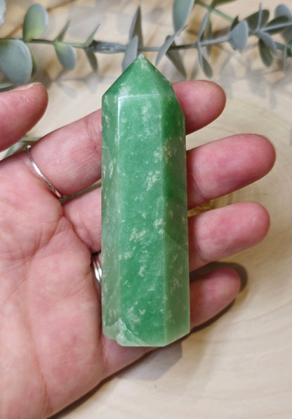 Pointe en Aventurine verte
