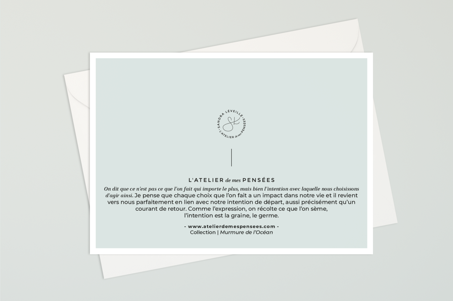 Carte de souhaits - L'intention