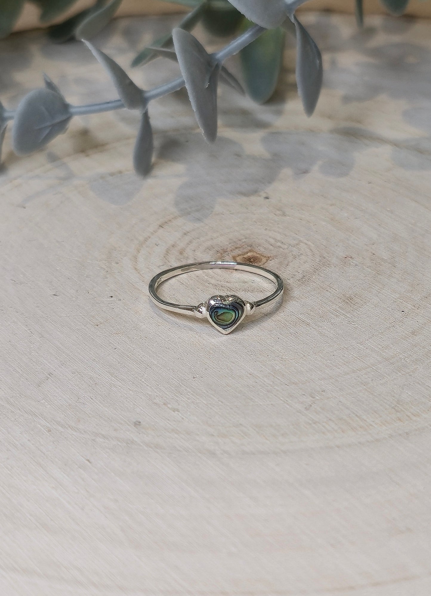 Bague coeur Abalone