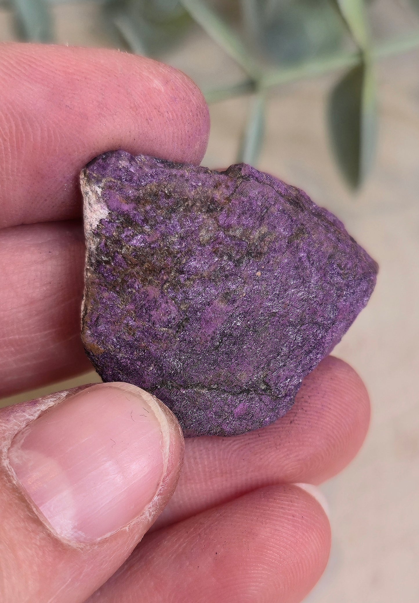 Purpurite brute du Brésil
