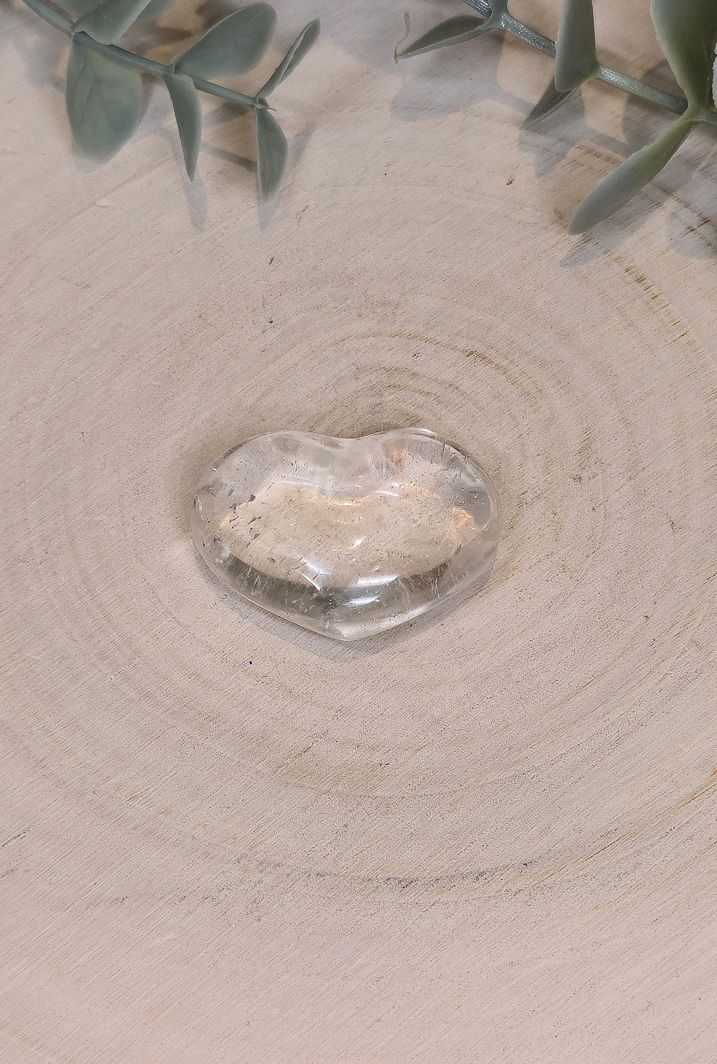 Coeur en Quartz clair