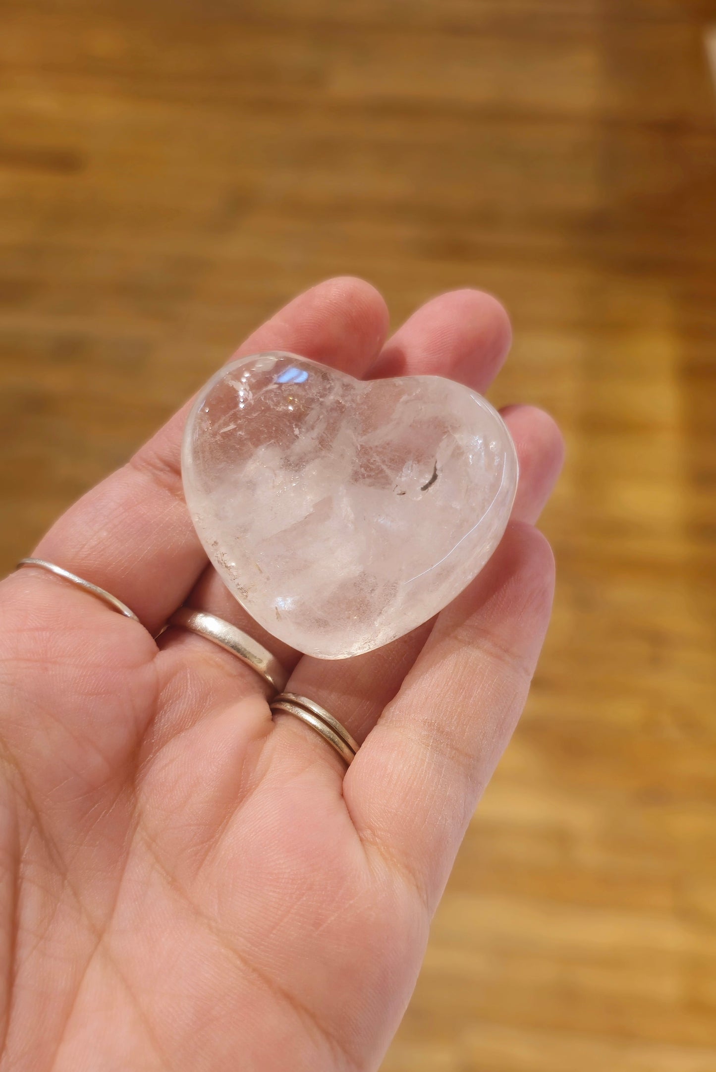 Coeur Quartz clair