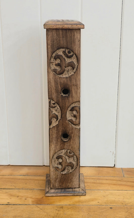 Encensoir en bois carré OM