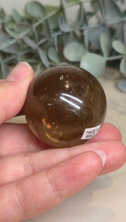 Sphère Citrine Naturelle