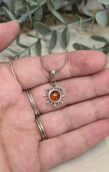 Collier Soleil Ambre baltique