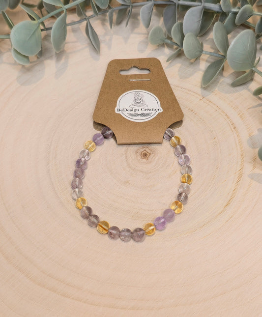 Bracelet Amétrine 6mm
