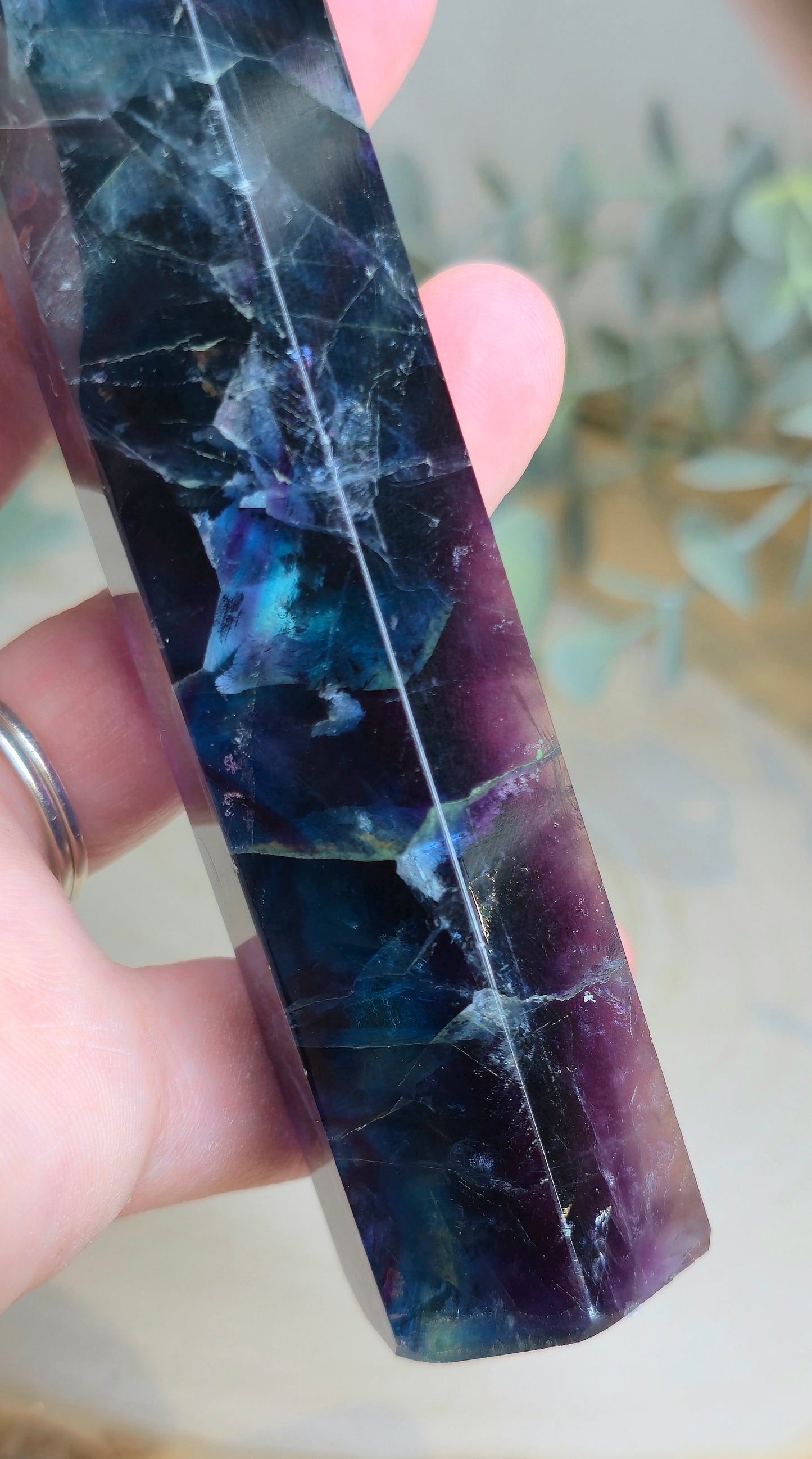 Pointe en Fluorite AA