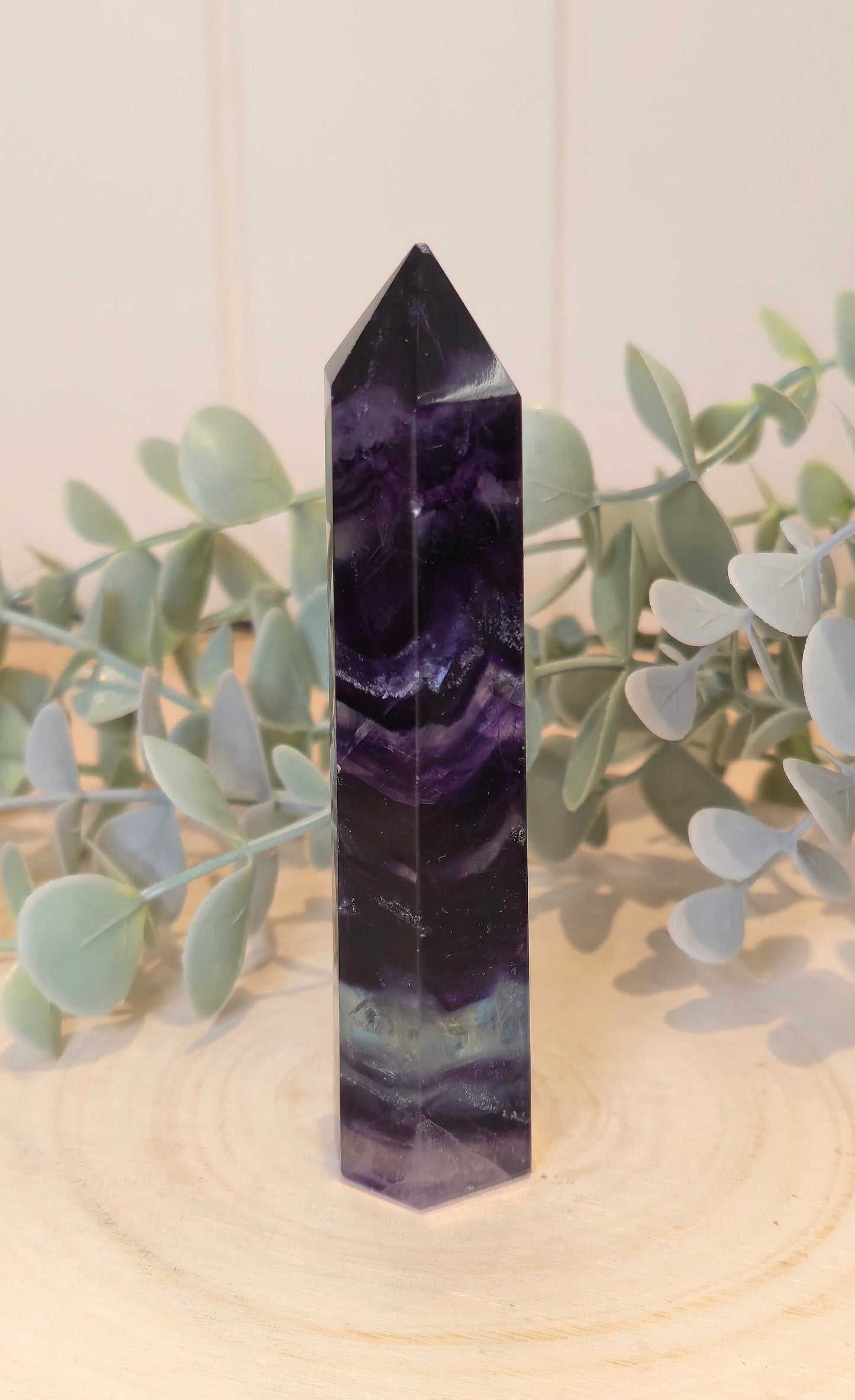 Pointe en Fluorite