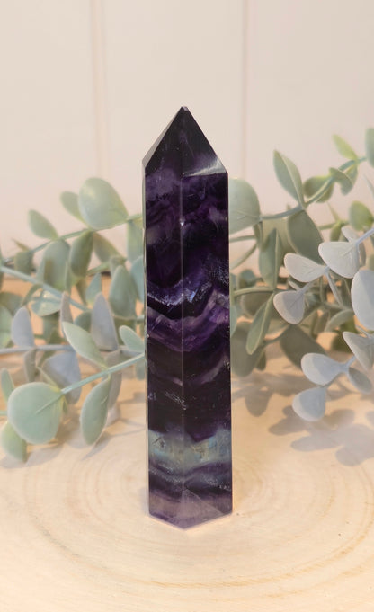 Pointe en Fluorite