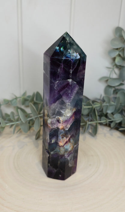 Pointe en Fluorite *réparée*