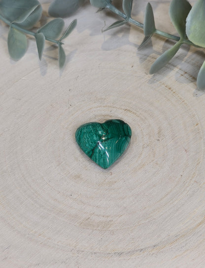 Coeur en Malachite