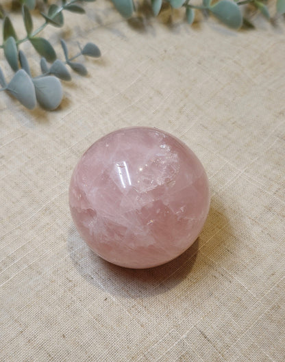 Sphère Quartz rose de Madagascar
