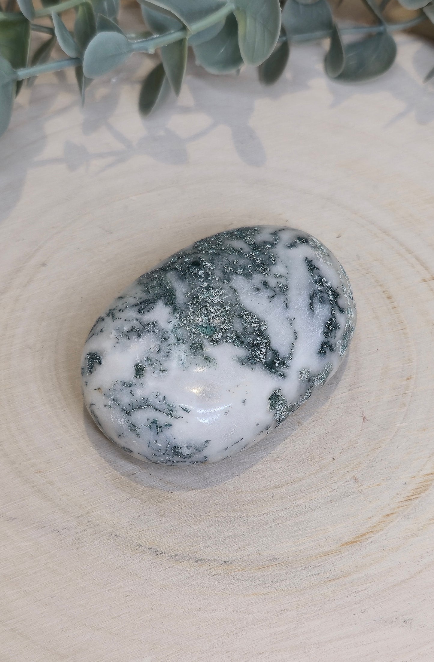 Pierre de paume en Agate arbre