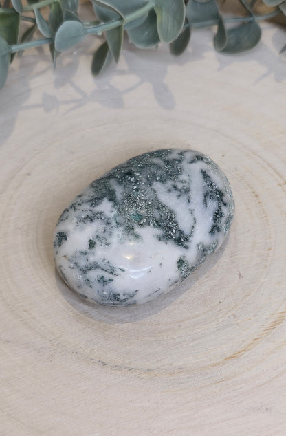 Pierre de paume en Agate arbre