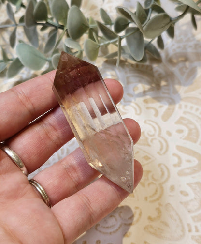 Pointe double en Quartz clair (Vogel)