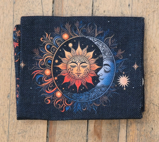 Rangement pour tarot Soleil/Lune