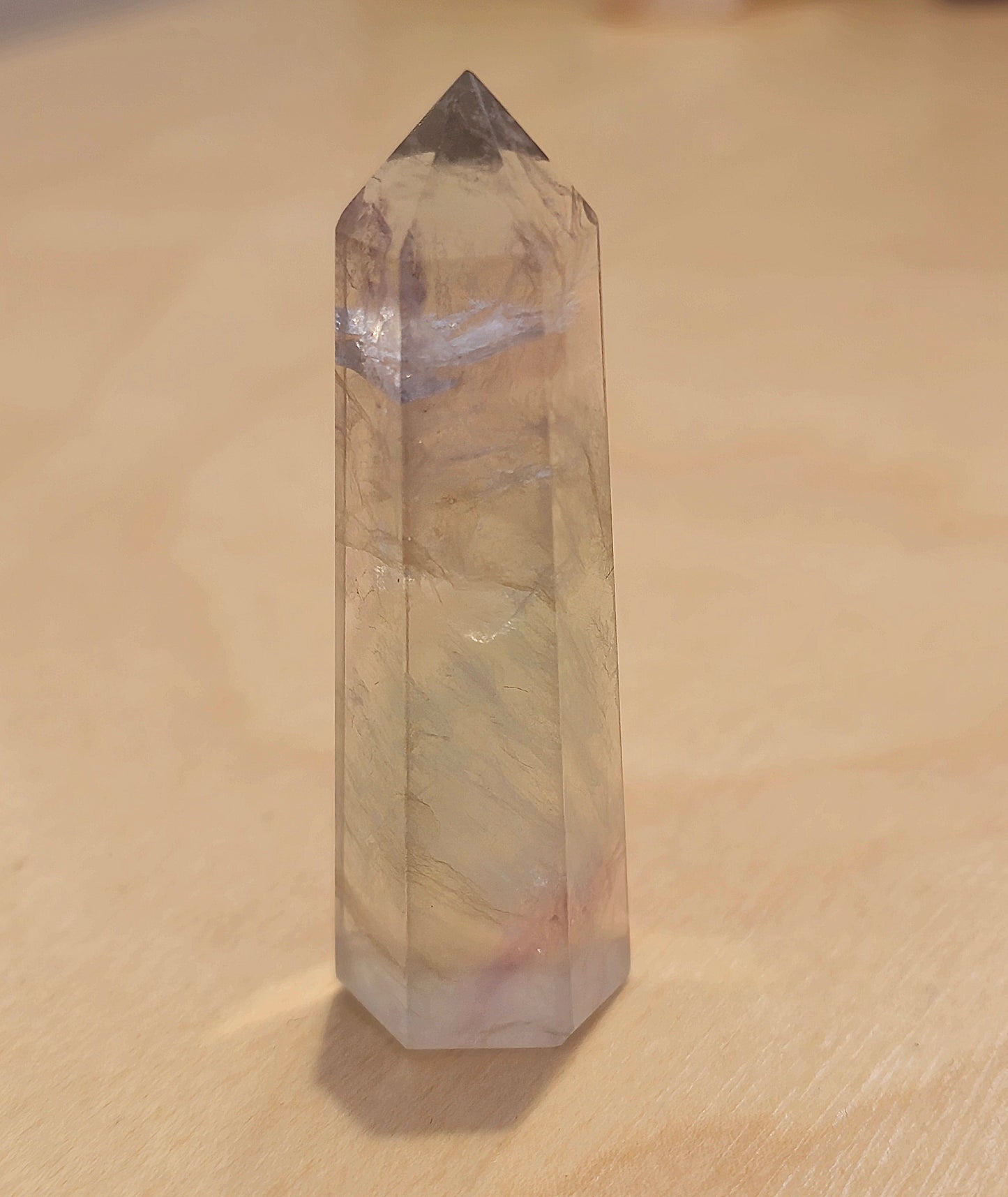 Pointe en Fluorite Verte