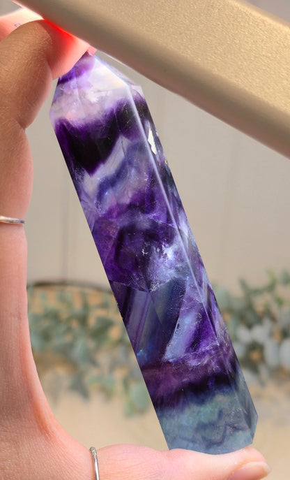 Pointe en Fluorite