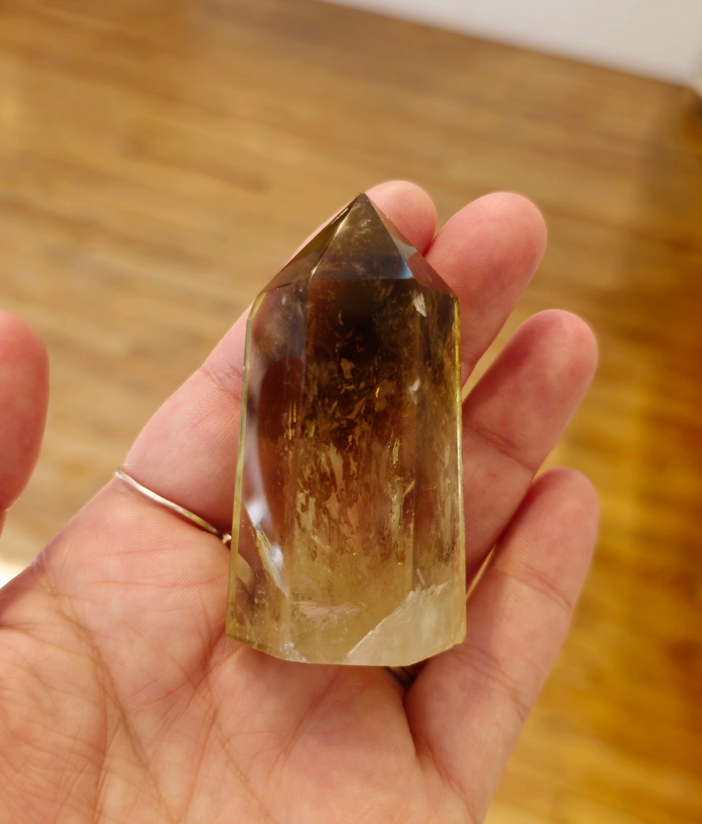 Pointe en Citrine Naturelle